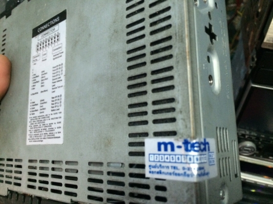 Alpine CDE-9846E MP3-RW CD-RW FMคลื่นไทย เครื่องศูนย์Mtech ปรีเอ้า1ชุด มือ2