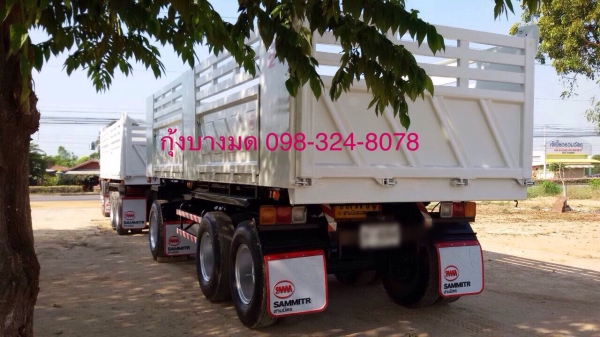 ขายรถพ่วง Hino mega เครื่อง 320 แรง ปี 49 แม่ลูกดัมพ์สามมิตร ลูก 3 เพลา ยาว 6.50 เมตร ยางดี ทะเบียนพร้อม ขายรถพ่วง Hino mega เครื่อง 320 แรง ปี 49 แม่ลูกดัมพ์สามมิตร ลูก 3 เพลา ยาว 6.50 เมตร ยางดี ทะเบียนพร้อม