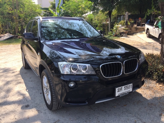 ท็อปสุด BMW X3 Highline NAVI ปี 2012 รถมือเดียวป้ายแดง BSI ถึงปี 17 อุปกรณ์ครบเอกสารพร้อมโอน