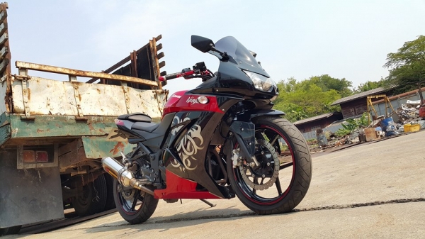 Ninja250 7000 กิโลแท้ ปี 2012 Special edition สภาพสวย ไม่ล้มไม่ชน