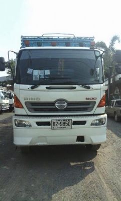 ขายสิบล้อ HINO FM1A 344 ปี53 พ่วงแม่ลูกดั้มคอกเกษตรเหล็ก  รถสวยพร้อมใช้งาน
