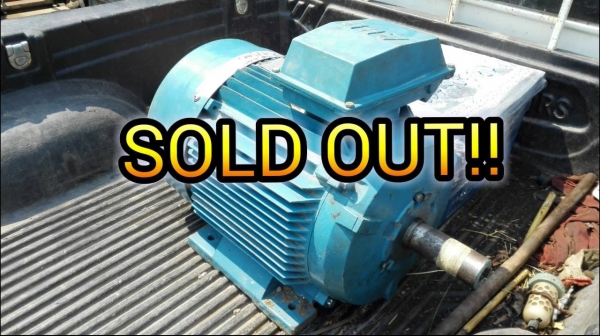 ==== SOLD ==== มอเตอร์ ABB GERMANY 50 HP. 380V. 1475 RPM. สดใหม่วิ่งเงียบพร้อมใช้.