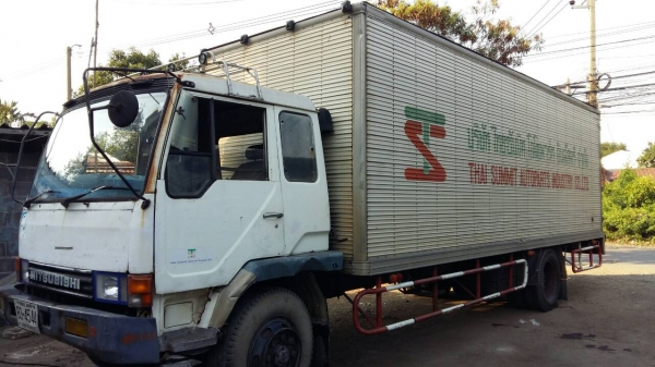 หกล้อ มิซู FK445M 6D15 175ปี40 ตู้แห้ง ยาว7.20ม สภาพพร้อมใช้ ทะเบียนพร้อมโอน