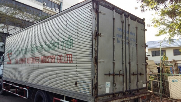 หกล้อ มิซู FK445M 6D15 175ปี40 ตู้แห้ง ยาว7.20ม สภาพพร้อมใช้ ทะเบียนพร้อมโอน