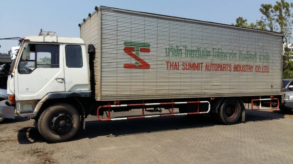 หกล้อ มิซู FK445M 6D15 175ปี40 ตู้แห้ง ยาว7.20ม สภาพพร้อมใช้ ทะเบียนพร้อมโอน