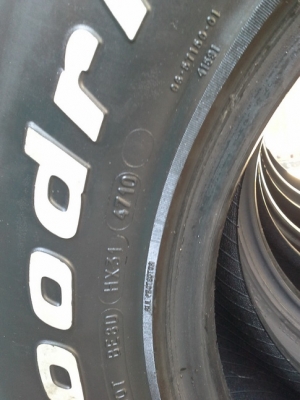 BF All USA. 265/70/16 ปลายปี10 สภาพสวยๆ 1ชุด