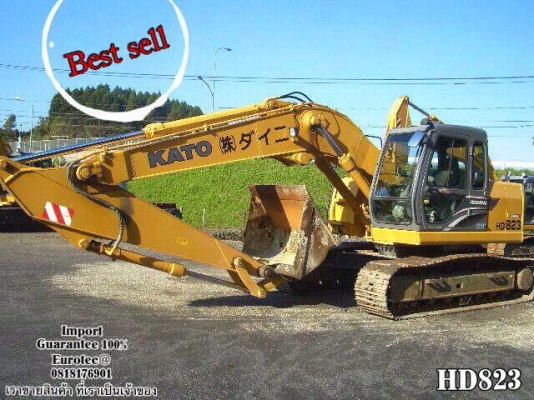 ขาย รถขุดKATO HD823 จำหน่าย รถ เครื่องจักร อุปกรณ์ทุกชนิด นำเข้า100\% ราคาถูก eurotec 0818176901