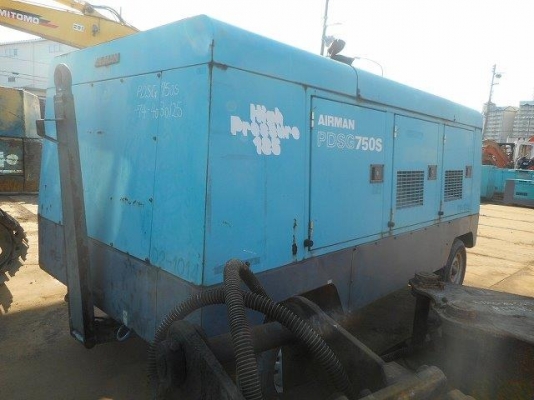 เครื่องปั๊มลม Airman PDSG750S (High Pressure : 13บาร์ / 750cfm) นำเข้าจากญี่ปุ่น สนใจโทร. 080-6565422 (หนิง)