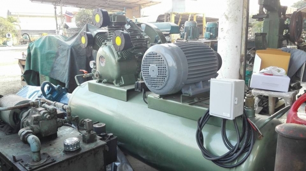 ==== SOLD ==== ปั้มลม SWAN 7.5 HP. 380V. ถัง 300 Lite.ใส่มอเตอร์ 10 HP. กำลังเหลือๆเก็บงานทุกระบบให้เรียบร้อยยกไปแบบพร้อมใช้งาน!!