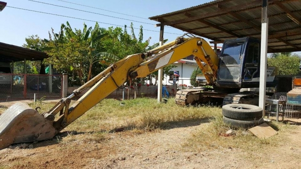 ขายรถขุดแบ็คโค KOBELCOSK120-3มาร์คทรี เครื่องดีปั๊มแห้งไม่โหลด เฟรมสวย พร้อมลงงานไฟฟ้าตัด