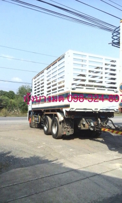 ขายรถพ่วง Hino เครื่อง 344 แรง ปี 53 กระบะพืชไร่ดัมพ์แม่ลูก อู่สหมิตร ลูก 3 เพลาแท้ รถสวยทะเบียนพร้อม