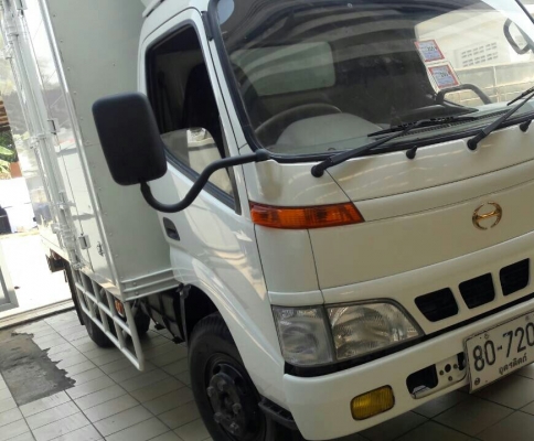 หกล้อ ฮีโน่ DUTRO136ปี49 บรรทุกตู้แห้ง ยาว4.30ม สภาพดีสวยๆพร้อมใช้ ทะเบียนพร้อมโอน ขายราคา 395,000บ ครับท่าน