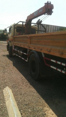 ขายรถบรรทุกเครน 6 ล้อ ยาว 7.5 เมตร สวยมาก พร้อมใช้งาน