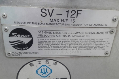 ขาย เรือปิเนียม SAVAGE  12  ฟุต นำเข้าญี่ปุ่น สภาพสวย ราคา 42,000