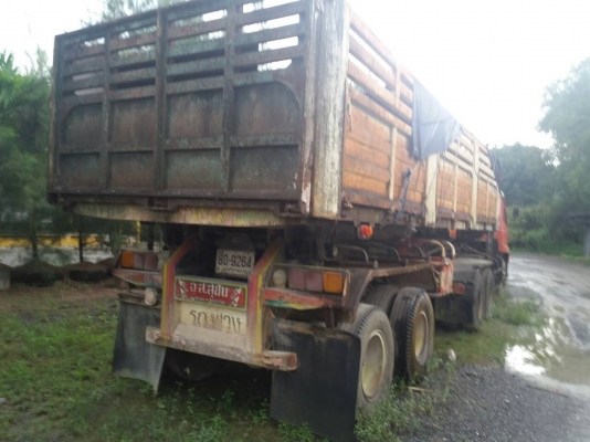 ขายรถบรรทุก 18 ล้อหัวลากหางเซมิดัมพ์ NISSAN CW431M 290 แรงม้าหางเซมิดัมพ์อู่ส.สุชัย 2 เพลา ราคา 850000