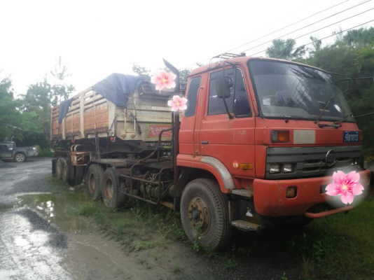 ขายรถบรรทุก 18 ล้อหัวลากหางเซมิดัมพ์ NISSAN CW431M 290 แรงม้าหางเซมิดัมพ์อู่ส.สุชัย 2 เพลา ราคา 850000