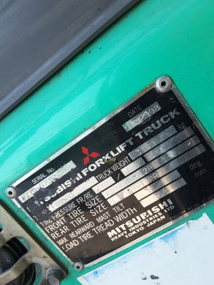 ขายฟอร์คลิฟท์ขนาด 2.5 ตัน เกียร์ออโต้ เสา 3 เมตร 0813535948
