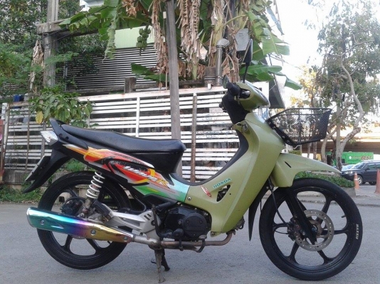 ขายลูกเดียว wave125Rกุญแจใหญ่ ปี2550ราคาถูกๆ มีเล่มเอกสารครบ