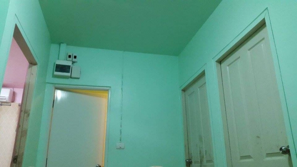 ขายทาวน์เฮ้าส์หลังมุม หมู่บ้านพฤกษา 51 ถนนฉลองกรุง เนื้อที่ 28 ตร.ว. ต่อเติมเต็ม