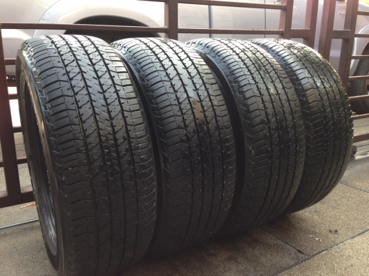 ยาง Bridgestone 255 60 18 ดอกเต็ม ไม่มีปะ ราคาไม่แพง