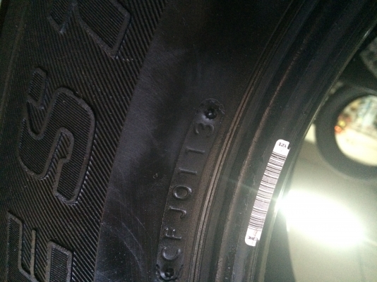 ขายยาง บริดสโตน 265/65R17 ปี13