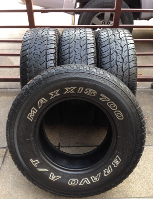 ยาง All Maxxis 265 70 16 ปี12 ดอกเต็ม ใช้ยาวพร้อมใช้งาน ราคาไม่แพง