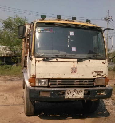 สิบล้อ มิตซู ไอ้หลง FN 527MA 195 ดั้ม 2เพา สโลส 6 เกียร์เดืม สภาพเดิมๆพร้อมใช้งาน เล่มทะเบียนพร้อมโอน