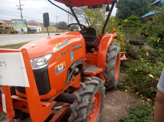 คูโบต้า L3608 อุปกรณ์ครบ จอบหมุนRX136 ดันหน้า ผาน เล่มพร้อม 325000