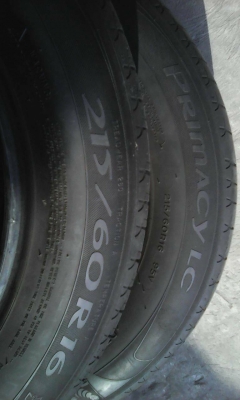 215/60R16 MICHELIN PRIMACY ชุด 4 เส้น tel.081-427-3941 ไอดีไลน์ autobot107