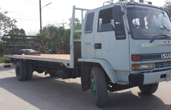 หกล้อ อีซูซุ ร็อค FTR13SA195ปี46พื้นเรียบ ยาว7.20ม สภาพดีสวยบางเดิมพร้อมใช้ ทะเบียนพร้อมโอน