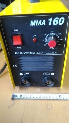 เครื่องเชื่อมโลหะชนิด DC INVERTER ยี่ห้อ TUF รุ่น MMA 160 น้ำหนักเบาปรับกระแสได้ถึง 160 A.