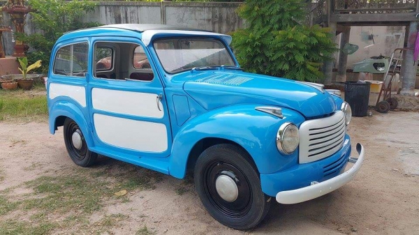 ขาย Fiat topolino 500 van หลังคาถลก หายากมาก ทะเบียนโอน เครื่องเดิมๆ ทำมาหมดแล้ว วิ่งสบาย ขาย 590000 บาท อยู่ชลบุรี 089-8320100