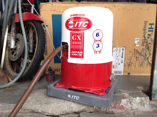 ขายปั้มน้ำอัตโนมัติ ITC(Hitachi) 150W สภาพสวย วิ่งนิ่ม ตรวจเช็คแรงดันเรียบร้อย ไม่มีรั่วซึม พร้อมใช้งาน