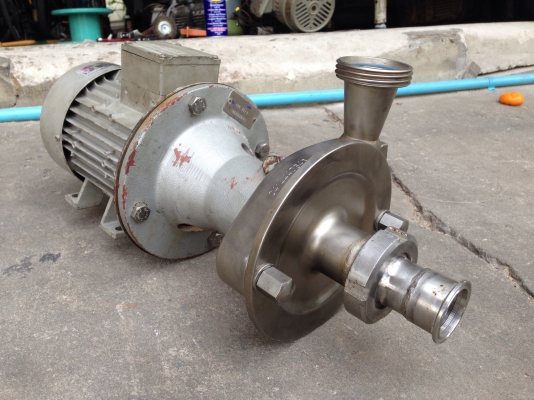 ขายปั้มน้ำหอยโข่งหัวปั้มสแตนเลส ใช้ในอุตสาหกรรมอาหาร ขนาด 1.5HP. 380V สภาพสวย พร้อมใช้งาน ขายปั้มน้ำหอยโข่งหัวปั้มสแตนเลส ใช้ในอุตสาหกรรมอาหาร ขนาด 1.5HP. 380V สภาพสวย พร้อมใช้งาน