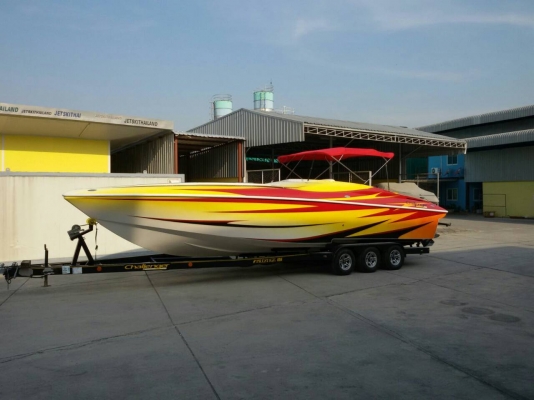 ขายเรือเร็วChallenger DC33 2006 เครื่อง mercruiser 496 mag สองเครื่อง ขายเรือเร็วChallenger DC33 2006 เครื่อง mercruiser 496 mag สองเครื่อง