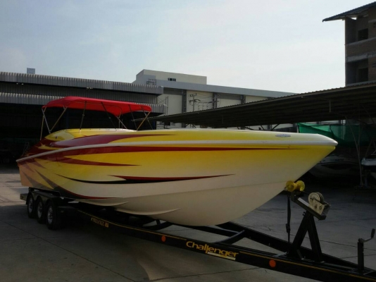 ขายเรือเร็วChallenger DC33 2006 เครื่อง mercruiser 496 mag สองเครื่อง ขายเรือเร็วChallenger DC33 2006 เครื่อง mercruiser 496 mag สองเครื่อง