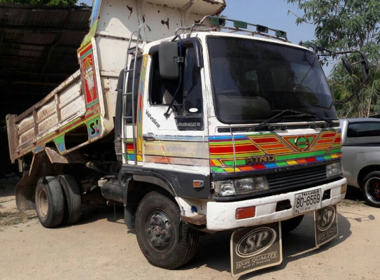 หกล้อ ฮีโน่ KR320 HO7D195ดั้ม5คิว สภาพดีสวยเดิมๆพร้อมใช้ ทะเบียนพร้อมโอน