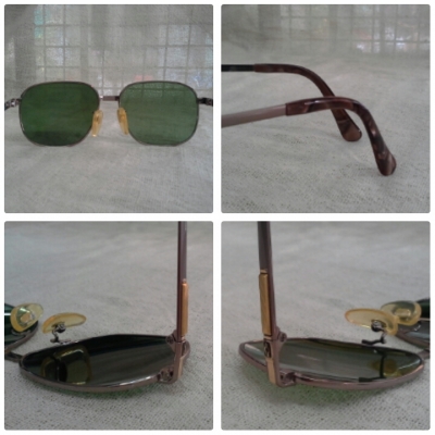 แว่นตาอเมริกันไททาเนียมประดับทองคำ 12K   CHEVROLET USA