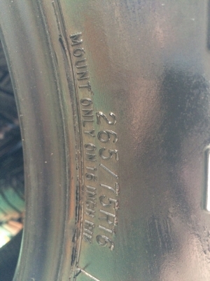 ยาง cooper at3 265/75/16 ปี12