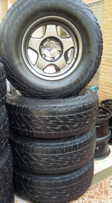 ขายล้อ bradley v สีเทา กัล ขอบ 16 สภาพ 95\% ครับ