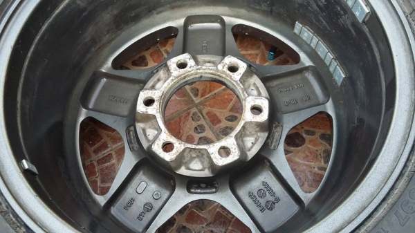 ขายล้อ bradley v สีเทา กัล ขอบ 16 สภาพ 95\% ครับ