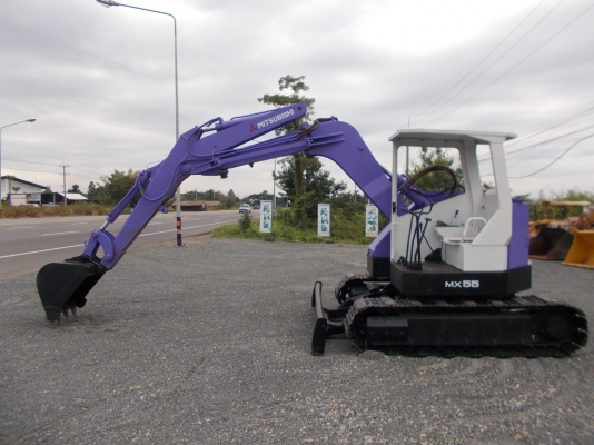 ขายรถแบคโฮ  MITSUBISHI MX50 แทรก เหล็ก คอสไลด์