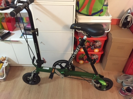 จักรยานพับอลูมีเนียม มือสองญี่ปุ่น Bridgestone Handybike 8 จักรยานพับอลูมีเนียม มือสองญี่ปุ่น Bridgestone Handybike 8