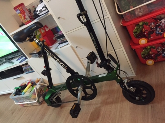 จักรยานพับอลูมีเนียม มือสองญี่ปุ่น Bridgestone Handybike 8 จักรยานพับอลูมีเนียม มือสองญี่ปุ่น Bridgestone Handybike 8