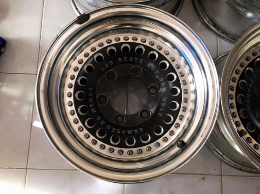 ขายล้อหยดน้ำ RAGUNA 2 ชิ้นแท้ 15x8 ออฟ0 6 รูกระบะ ถูกๆ ประมูลญี่ปุ่น