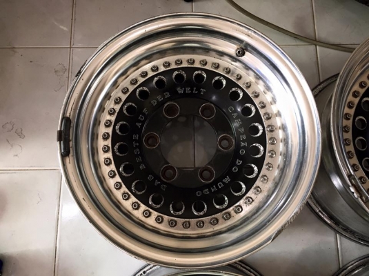 ขายล้อหยดน้ำ RAGUNA 2 ชิ้นแท้ 15x8 ออฟ0 6 รูกระบะ ถูกๆ ประมูลญี่ปุ่น