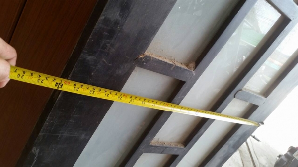 บานหน้าต่างไม้เต็ง 60*170 ซ.ม