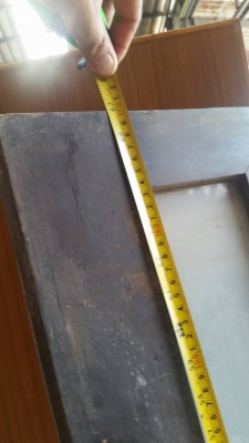 บานหน้าต่างไม้เต็ง 60*170 ซ.ม