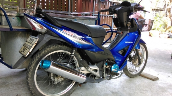 ขาย รถพ่วงข้าง ฮอนด้าเวฟ125 สามารถขายของได้