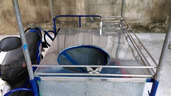 ขาย รถพ่วงข้าง ฮอนด้าเวฟ125 สามารถขายของได้